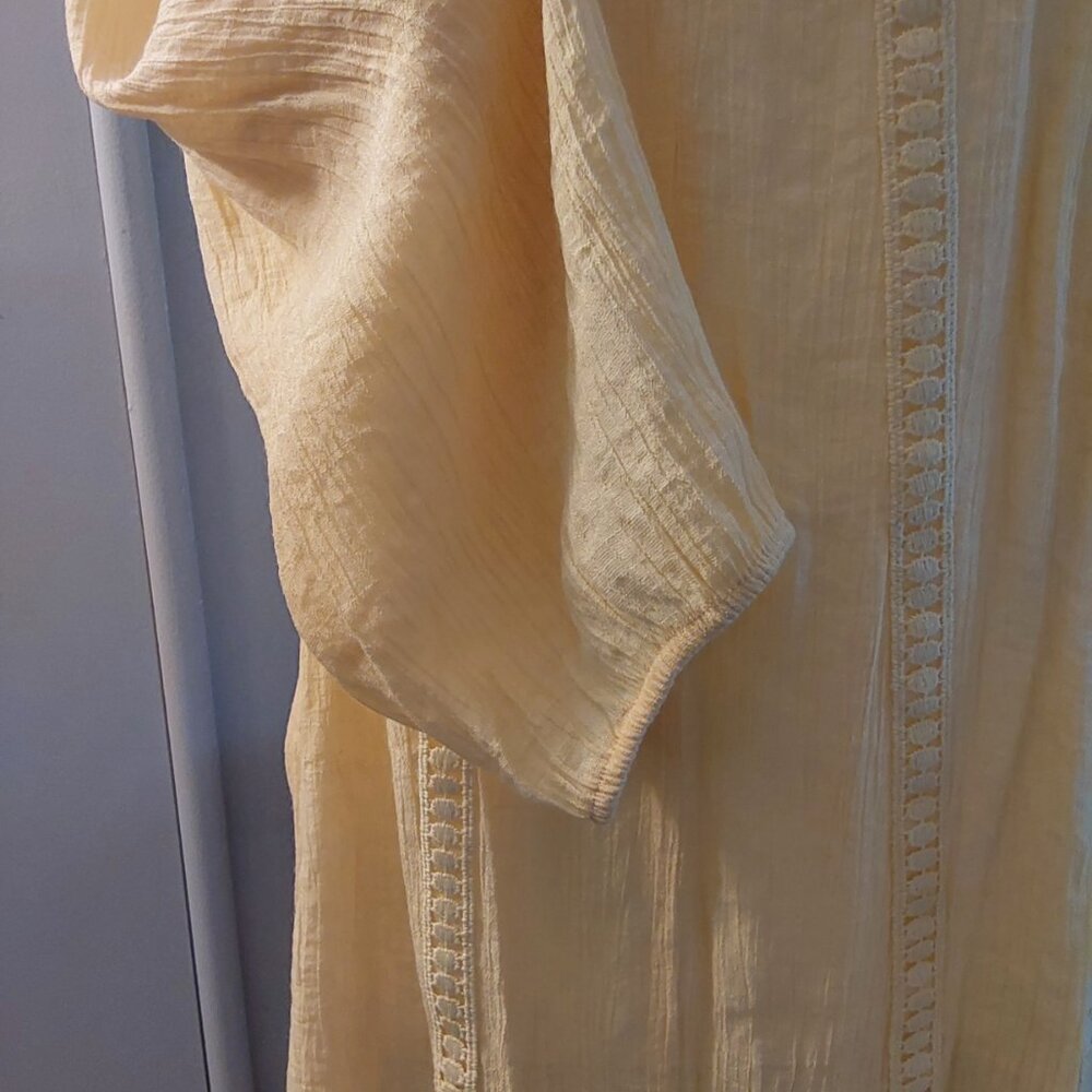 Lemon yellow  * Counterparts * tunic. Size 1X